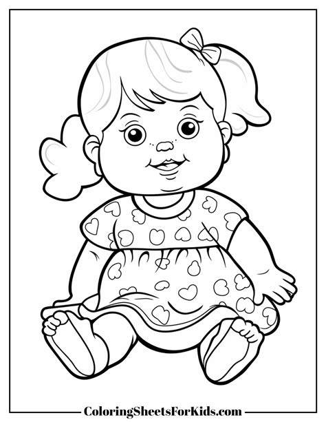 Doll Coloring Pages