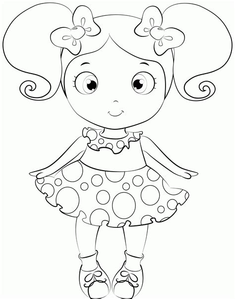 Doll Coloring Pages Printable