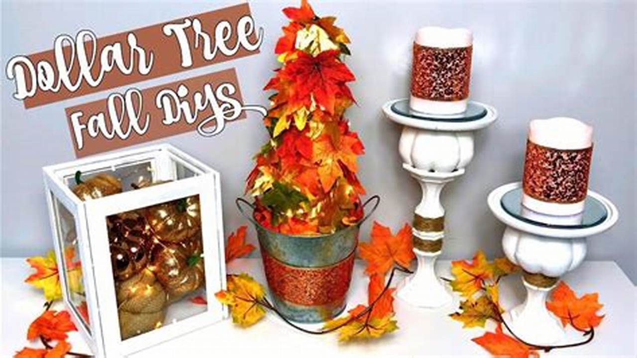 Dollar Tree Fall Diy 2025