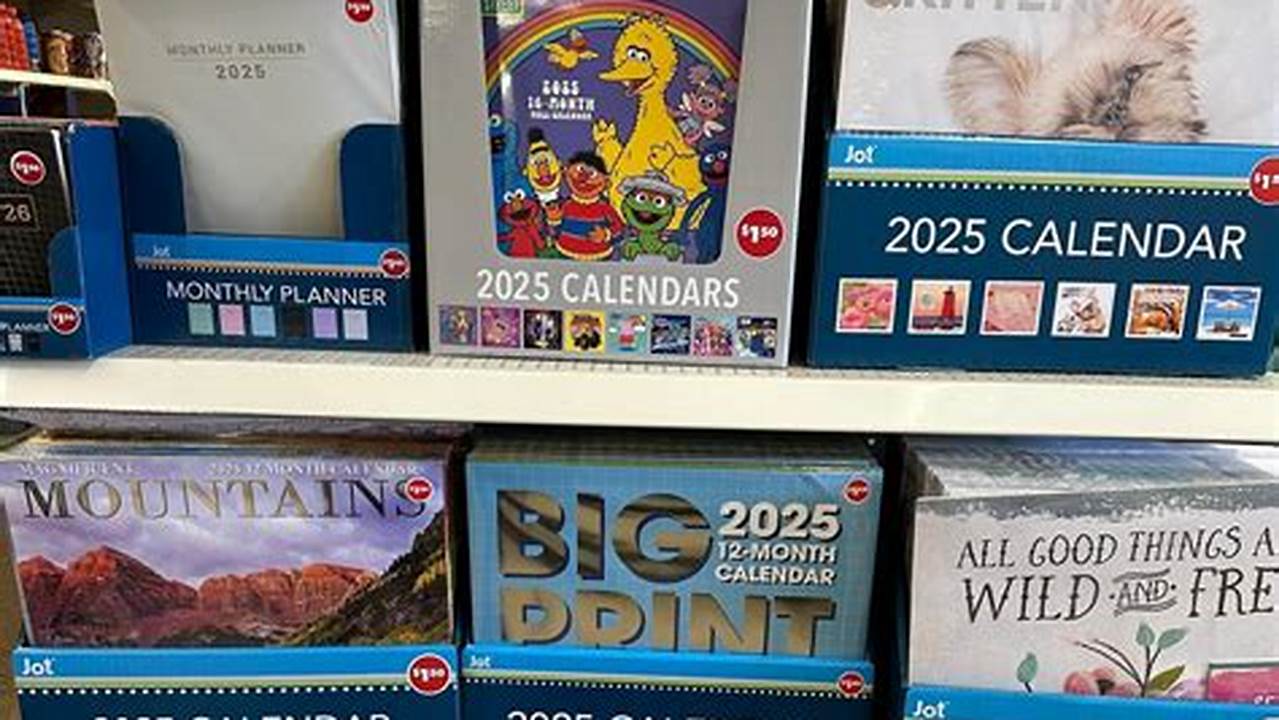 Dollar Tree Monthly Planner 2025