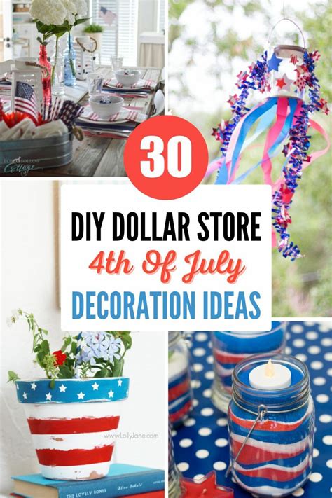 Unleash the Patriotic Spirit: Celebrate 4th of July with Dollar Store Décor Delights!