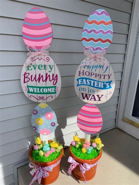Dollar Tree Easter Centerpieces
