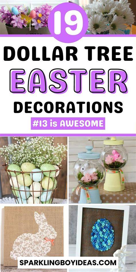 Dollar Tree Easter Decorations Ideas