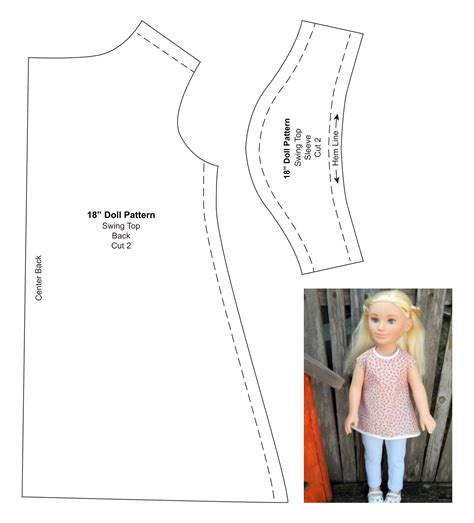 Dolls Dress Patterns Printable
