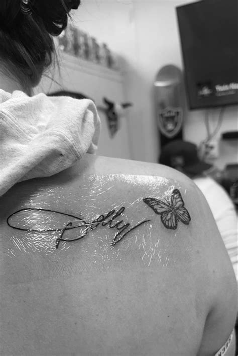 Dolly Parton Butterfly Tattoo