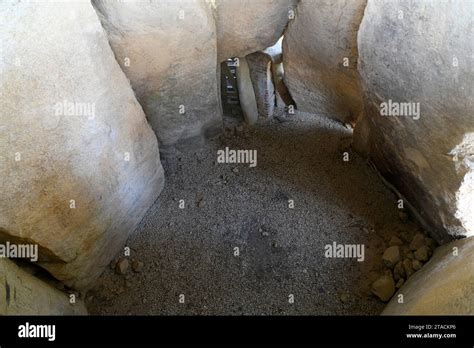Dolmen of Zambujeiro inside