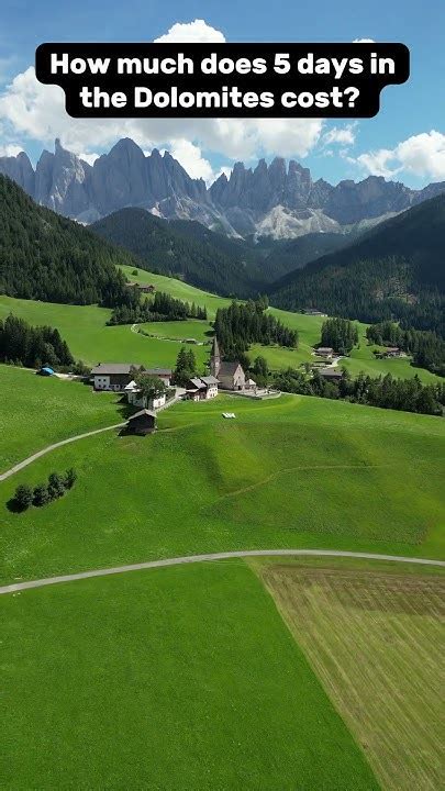 Dolomites Cost