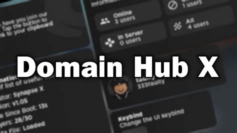 Domain Hub X - The Smartest & Hottest Roblox Multi Tool/Script Hub