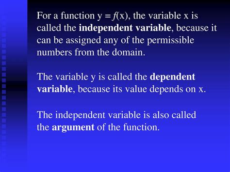 Domain of a function is the set of all permissible values for the independent variable