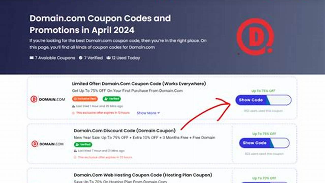 Domain.Com Coupon Code 2024