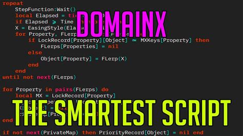 DomainX - The smartest script for Roblox