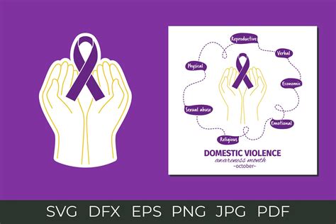 Download Domestic Violence Awareness Svg Cut Files