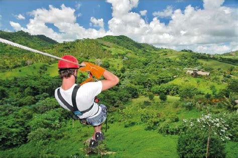 Ziplining through the jungle