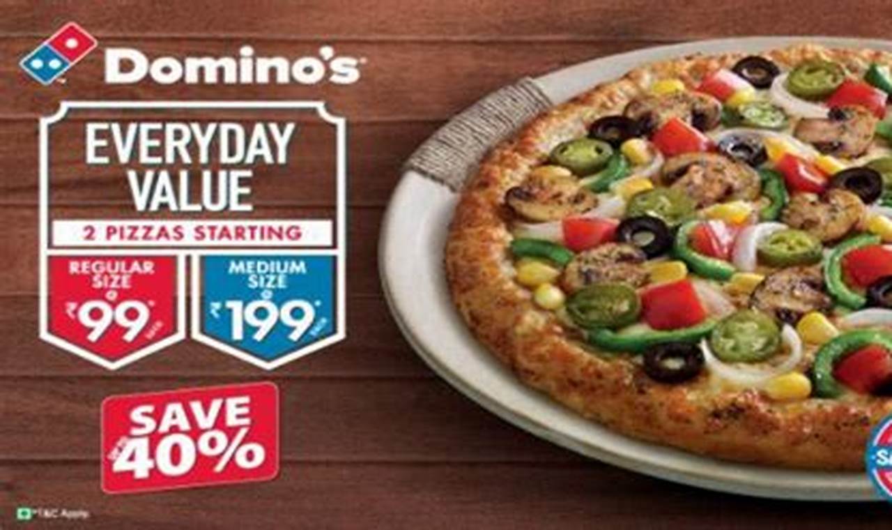 Domino Pizza Specials Offers 2024 April