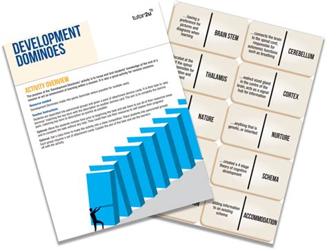 Dominoes for cognitive development