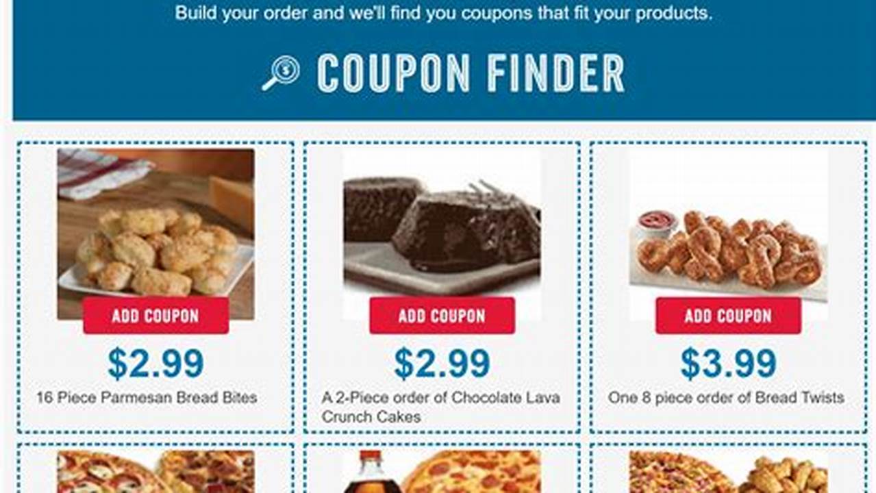 Dominos Coupon Code 2024