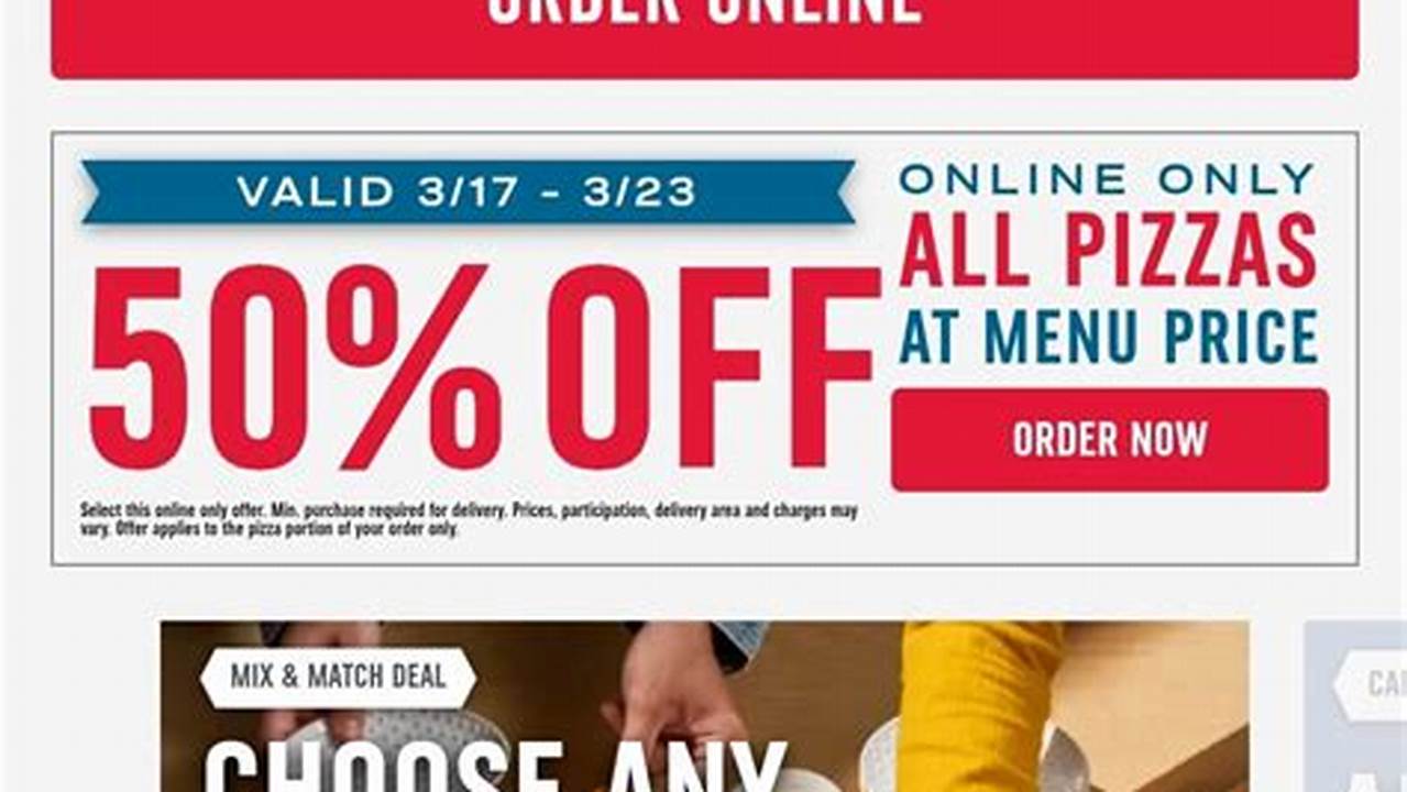 Dominos Coupons Codes 2025