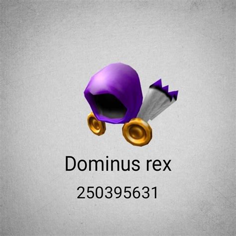 Dominus Rex - Roblox ID