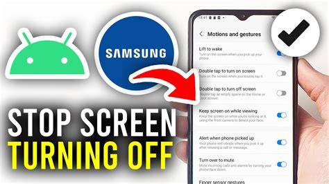 How to stop an Android screen from turning off