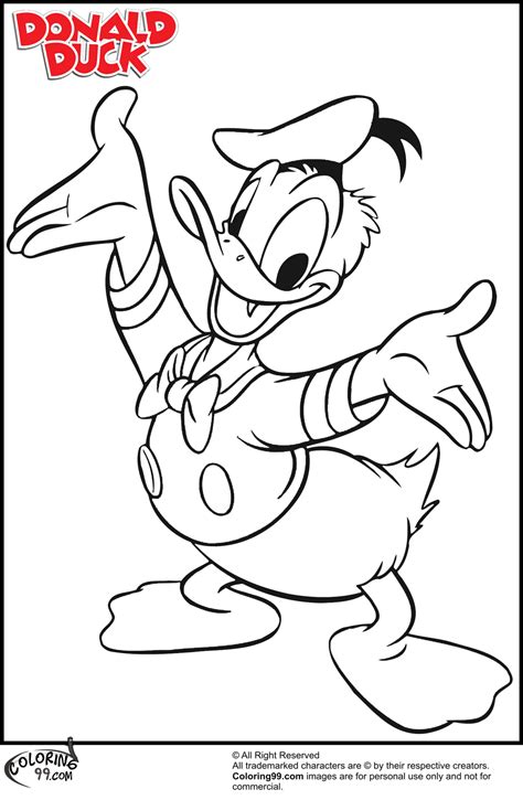 Donald Duck Printable