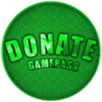 Donate Icon - Donate Gamepass Roblox Png Download Donation 