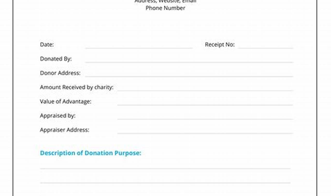 Mastering Donation Receipt Templates: A Guide for Non-Profits