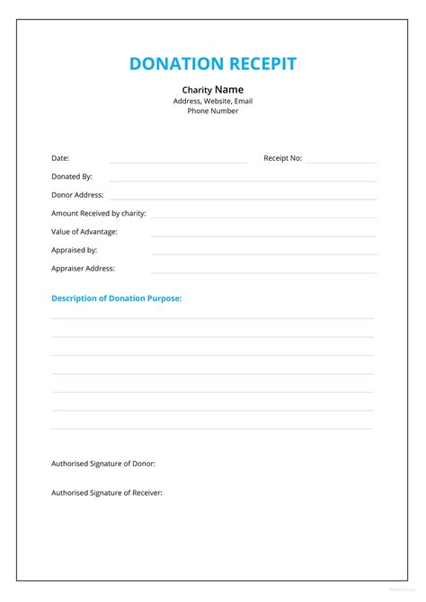 Receipt Template For 501 C Donation Awesome Printable Receipt Templates