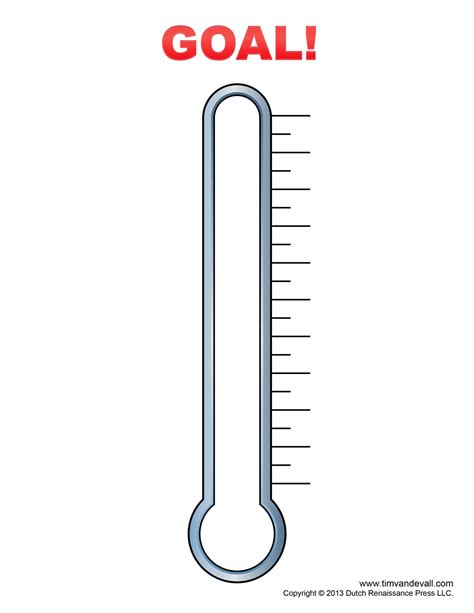 Donation Thermometer Template