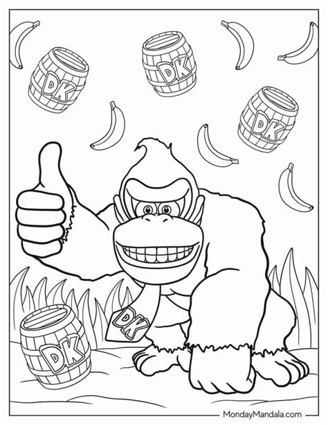 Donkey Kong Color Page