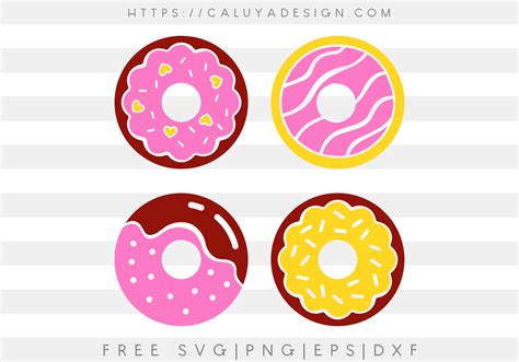 Sprinkle Some Fun into Your Designs with Our Deliciously Free Donut SVG Collection!