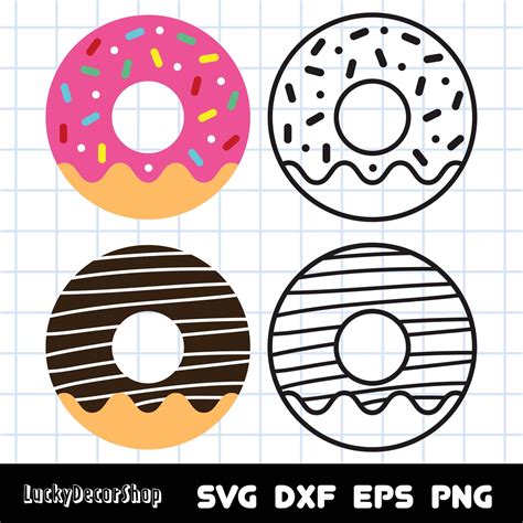 Indulge in Sweetness: Free Downloadable Donut SVG Files for Your Next Creative Project