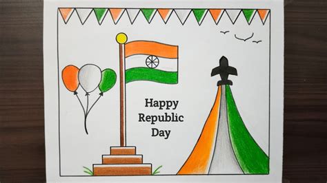 Doodle Draw Republic Day Drawing