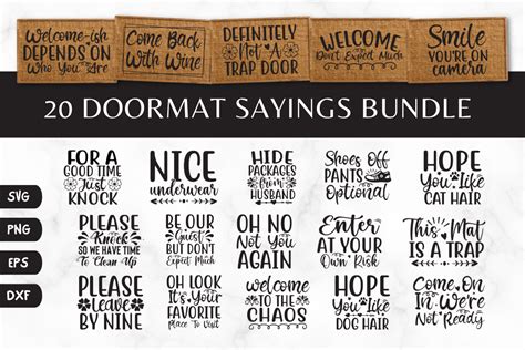 Download Door Mat Funny SVG | Door Dog... Crafts