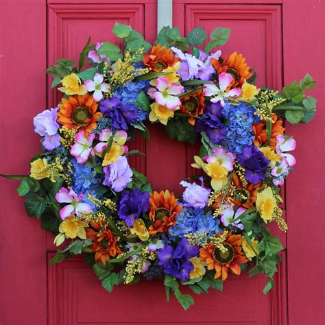 Door Wreaths For Spring And Summer
