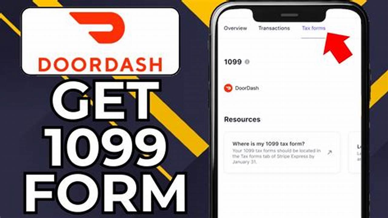 Doordash 1099 Form 2024
