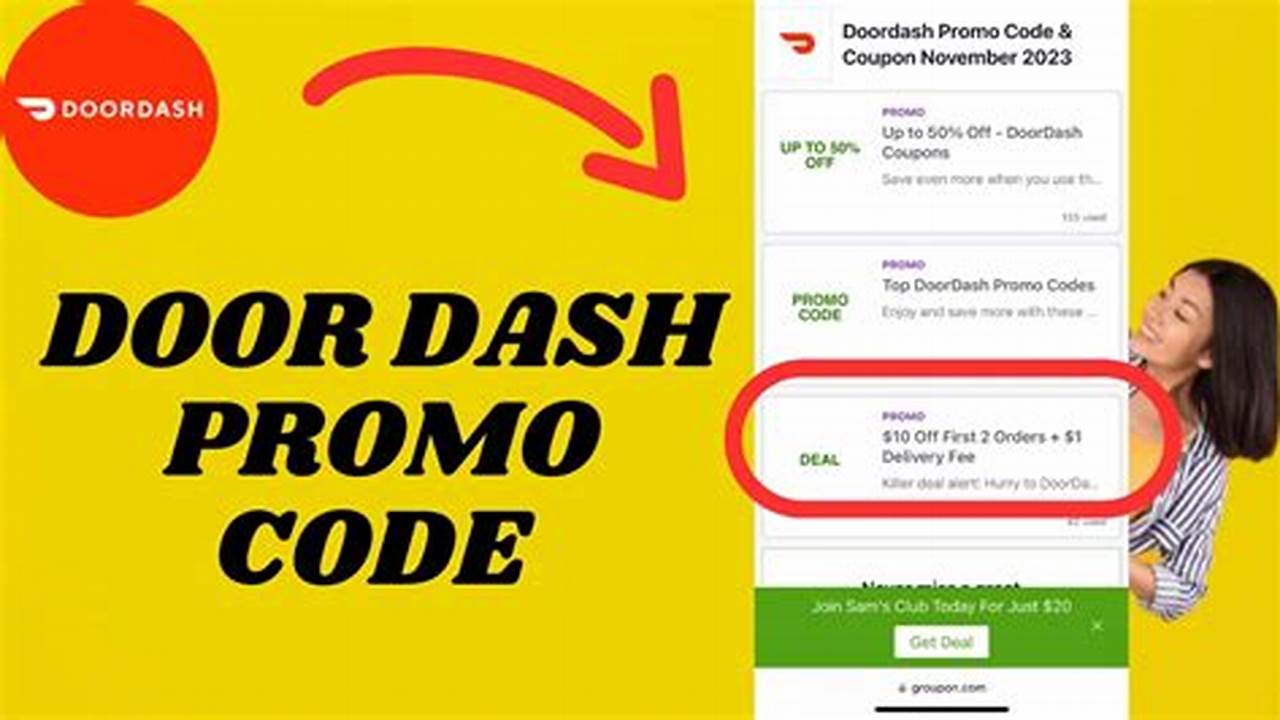 Doordash Promo Code November 2025