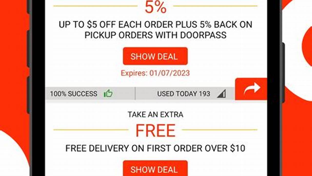 Doordash Promo Codes May 2025