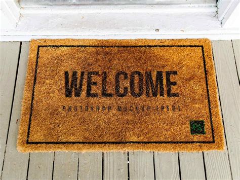 Download Doormat Bundle Commercial Use Free PSD Mockups