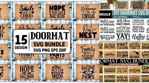 Download Doormat Bundle Cut Files