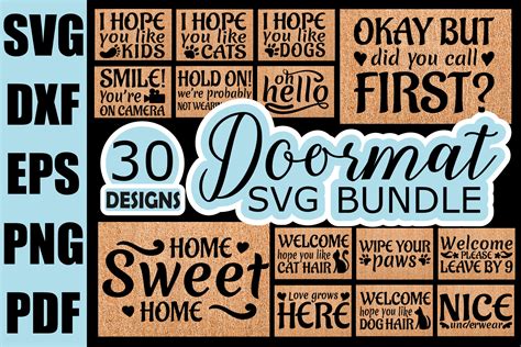 Download Doormat Bundle Files for Cricut