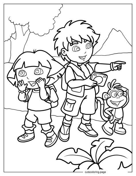 Dora And Friends Coloring Pages