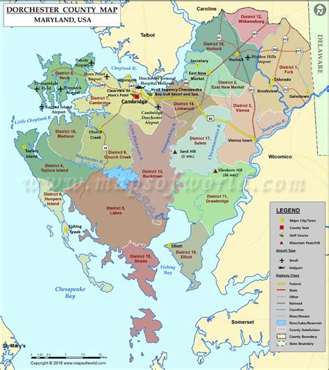 Dorchester County Md Zoning Map