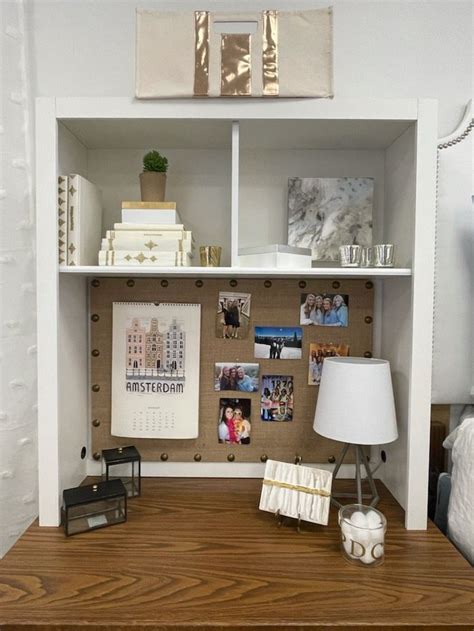 Transform your dorm room with a chic Desk Cubby that adds ample storage and style