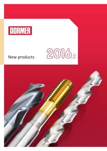 Dormer Taps Catalog