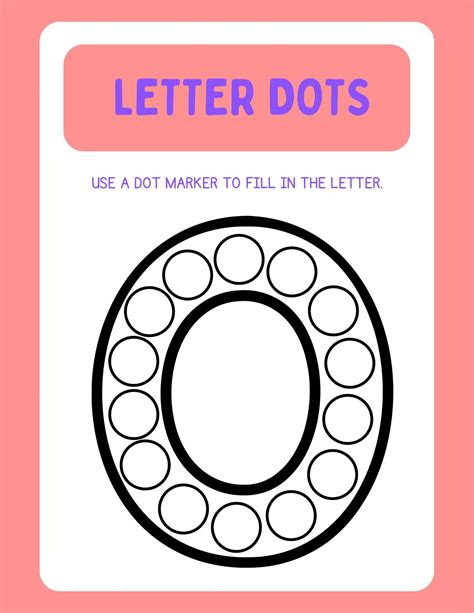 Dot Marker O Activities