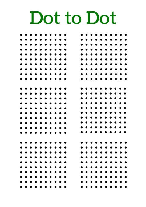 Dots And Squares Game Printable