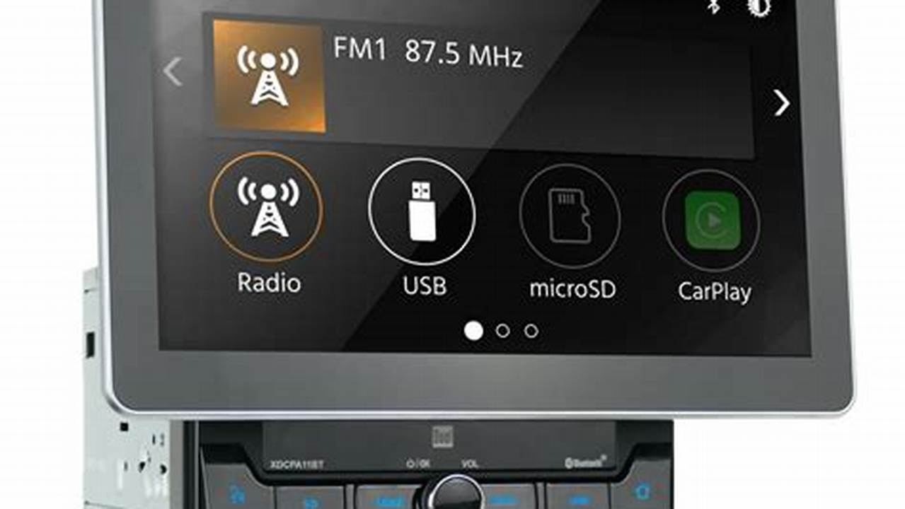 Double Din Car Stereo With Apple Carplay