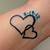 Double Heart Tattoo