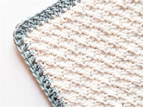 Double Crochet Border Blanket