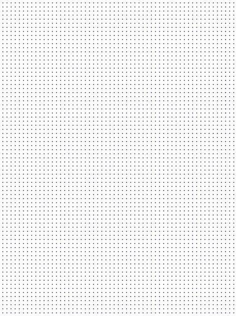 Double Sided Dot Grid Paper Printable